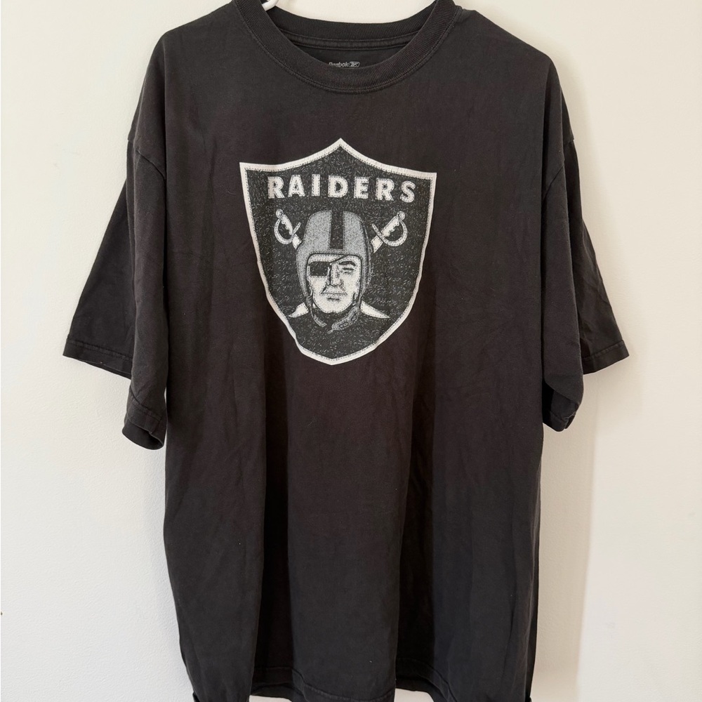 Vintage Raiders Black Graphic Team T-Shirt